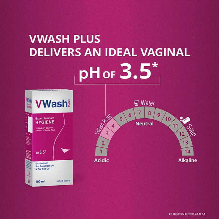 VWash Plus Expert Intimate Hygiene, 100ml, Hygiene Wash