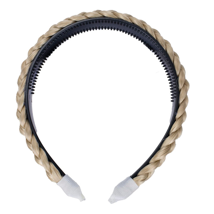 blonde # 15 / 613B HR2 : PRETTYSHOP Hair Band Plaited Braid Headband Hairpiece blonde # 15 / 613B HR2
