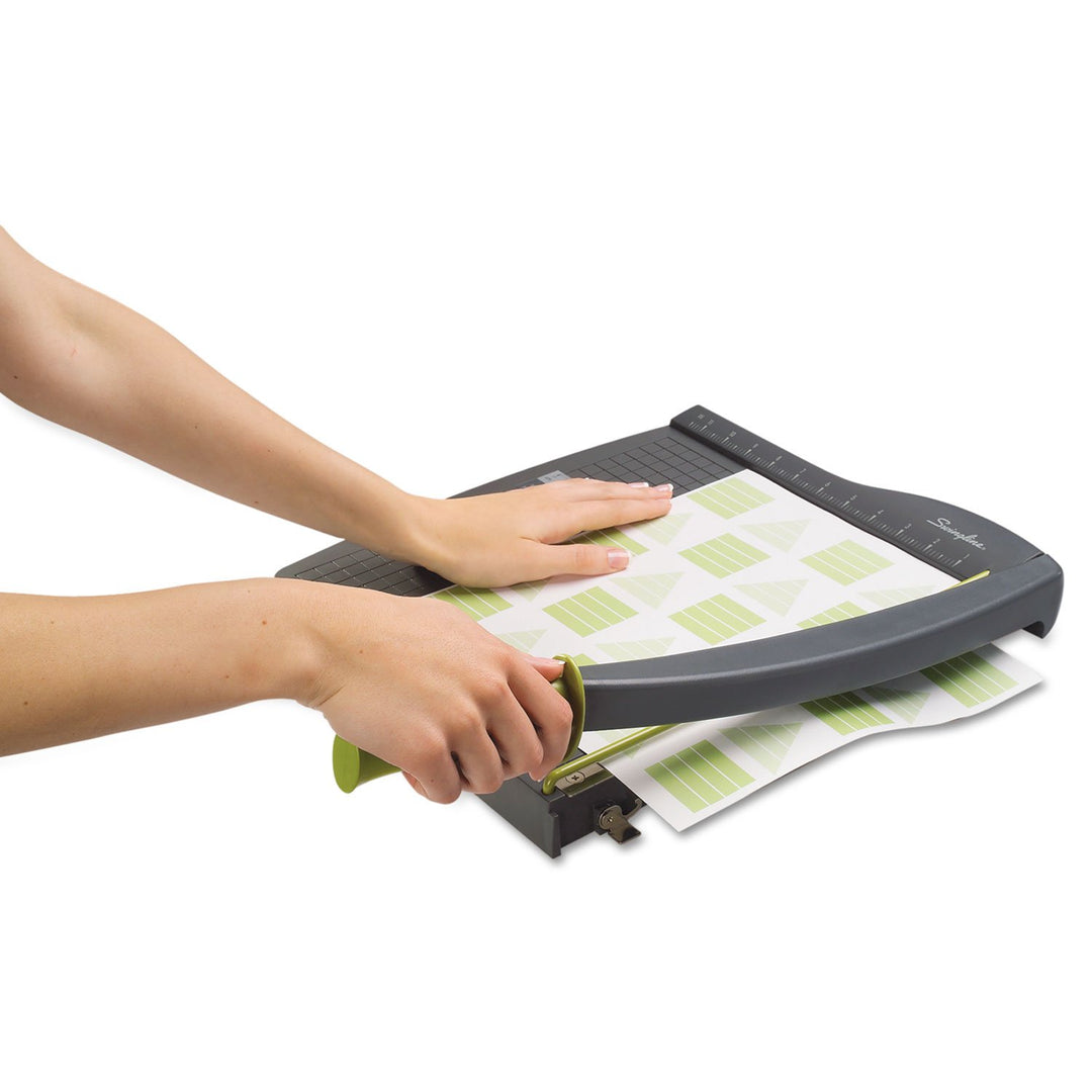 Swingline Paper Cutter, Guillotine Trimmer, 12 Cut Leng