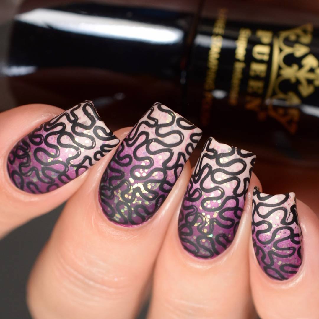 Nail Art Stamping Plate - Fairytale Lover 02 - 125x65mm Unique Nailart Polish Stamping Manicure Image Plates Accessories Kit BH000662