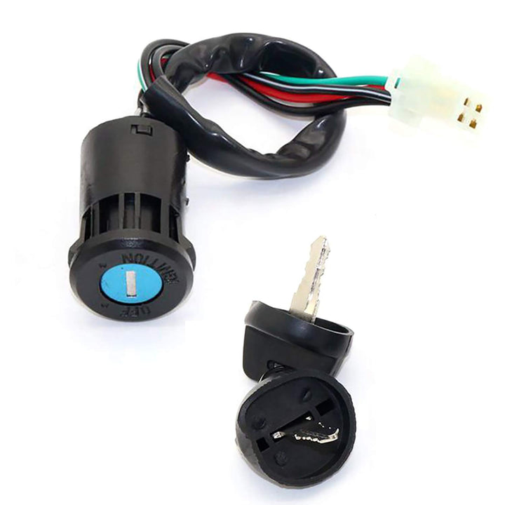 4 Wire Ignition Key Switch for 50cc 110cc 125cc 250cc Pit Quad Dirt Bike ATV Motorcycle Parts Dust Proof Key Case