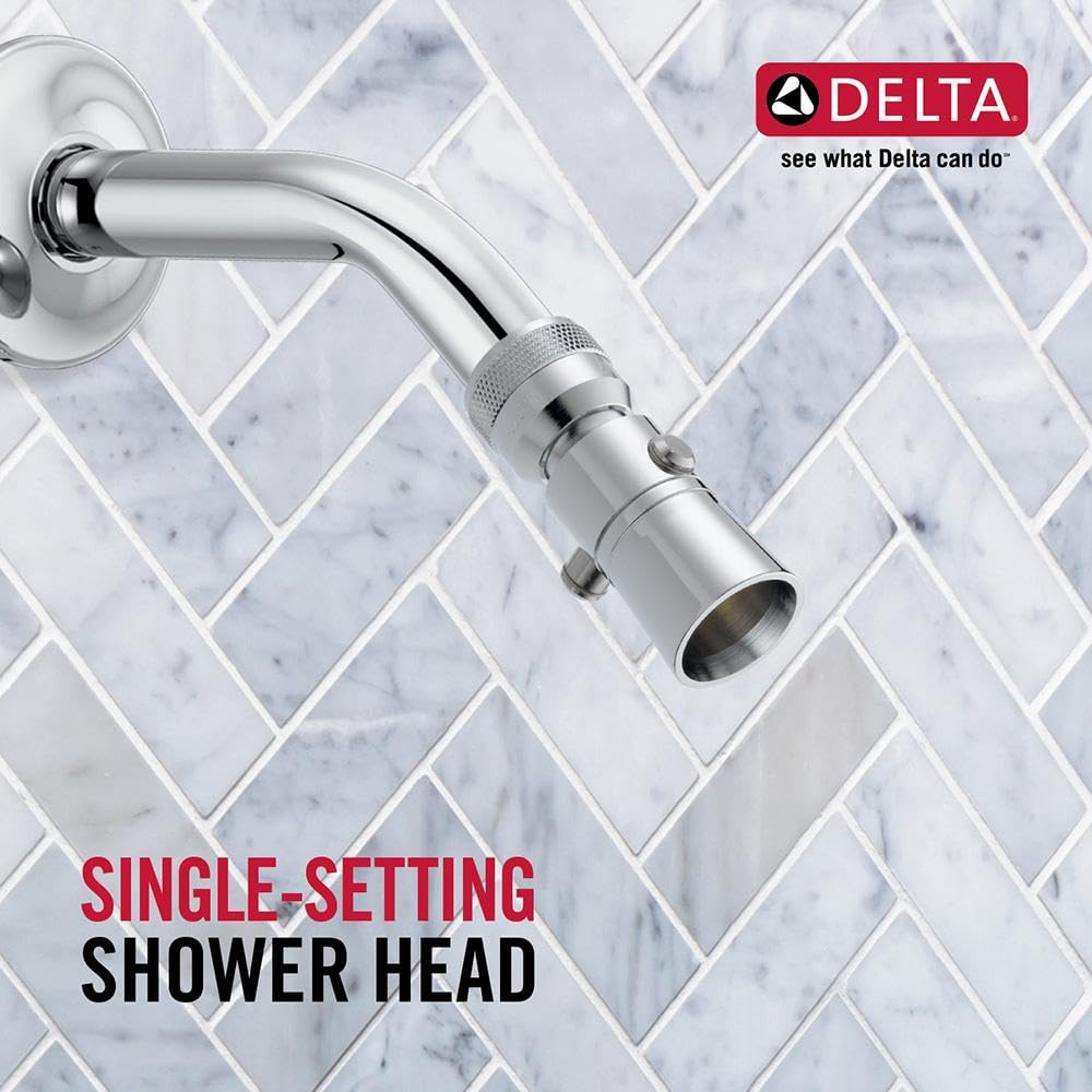 Delta Faucet Single-Spray Shower Head, Chrome 52652-PK