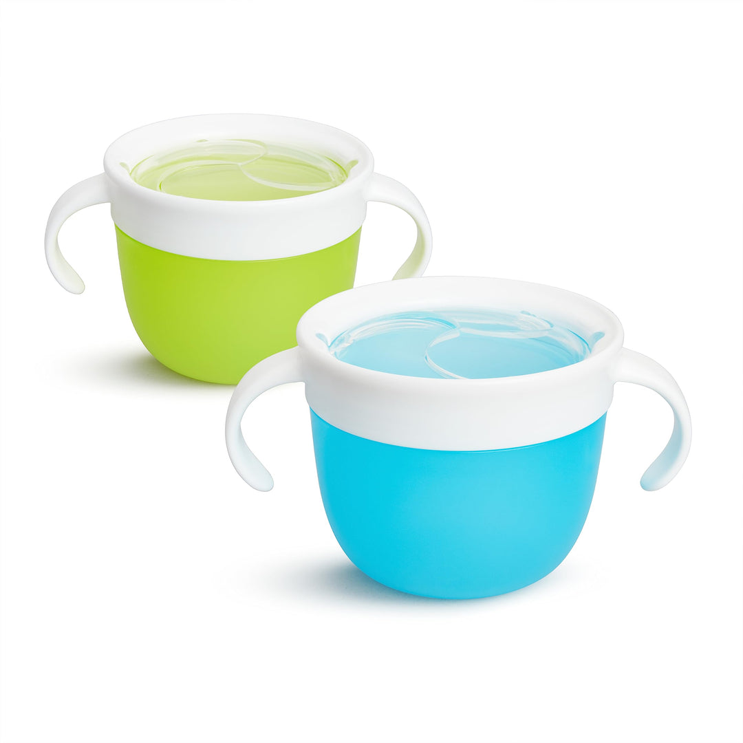 ® Snack™ Catcher Toddler Snack Cups, (Pack of 2) ,Blue/Green