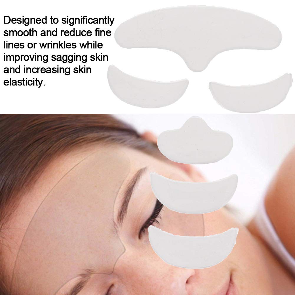 Silicone Chest Pads, Skin Lifting Patch Forehead Patch, for Increasing Skin Elasticity for Removing Wrinkles