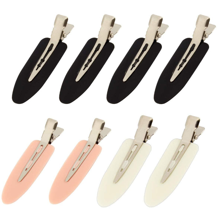 Madholly 8 pieces No Bend Hair Clips, Curl Pin Clips, N