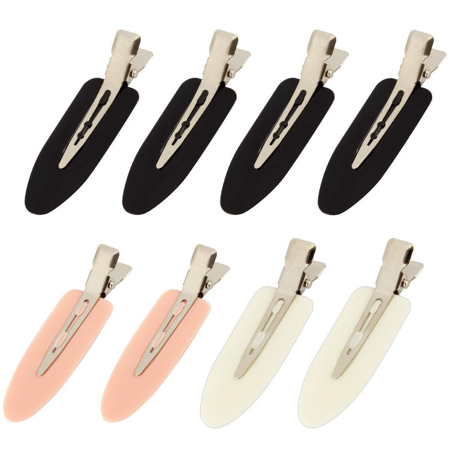 Madholly 8 pieces No Bend Hair Clips, Curl Pin Clips, N
