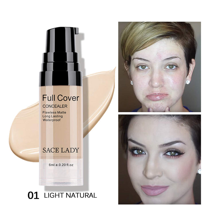 Pro Full Cover Liquid Concealer, Waterproof Smooth Matt