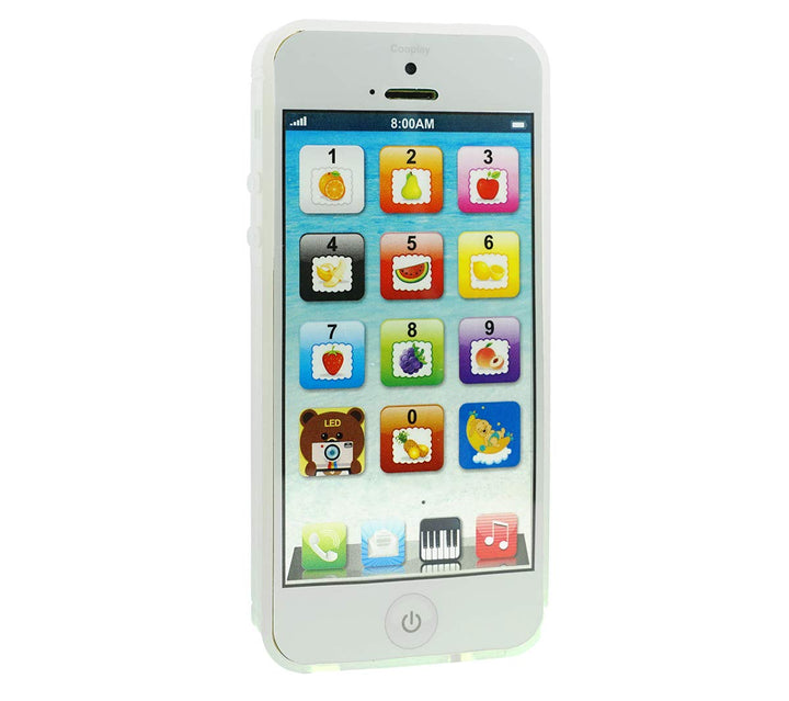 Cooplay White Smart Phone Toy Music Lullaby YPhone Song