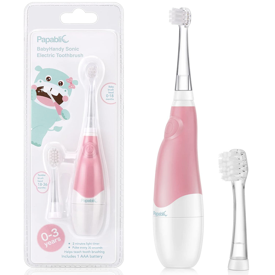 Papablic BabyHandy 2-Stage Sonic Electric Toothbrush fo