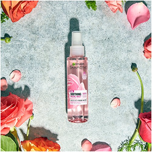 SkinActive Facial Mist Spray with Rose Water, 4.4 Fl Oz (130mL), 1 Count (Packaging May Vary)