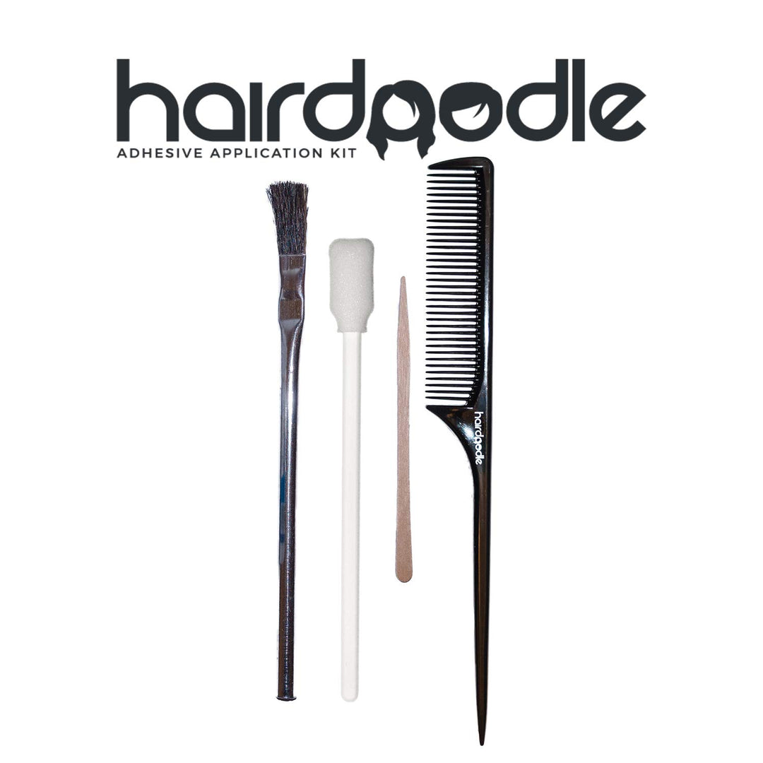 Ghost Bond Platinum 1.3oz Adhesive Brush Rat Tail Comb and Contour Applicator Ultimate Bundle