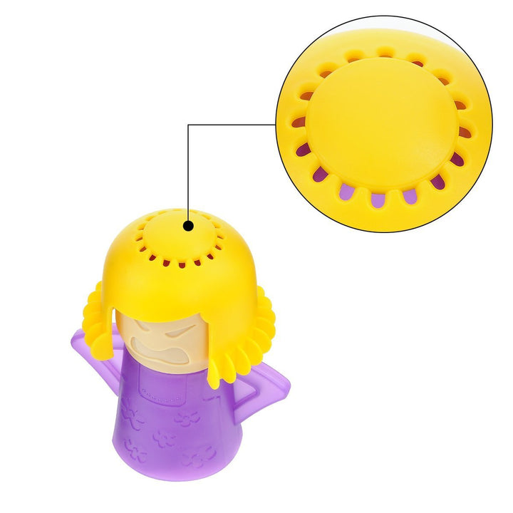 OIF Microwave Oven Steam Cleaner Easily Cleans the Crud
