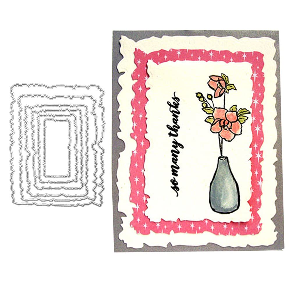 Cutting Dies for Card Making, Carbon Steel Rectangle Di