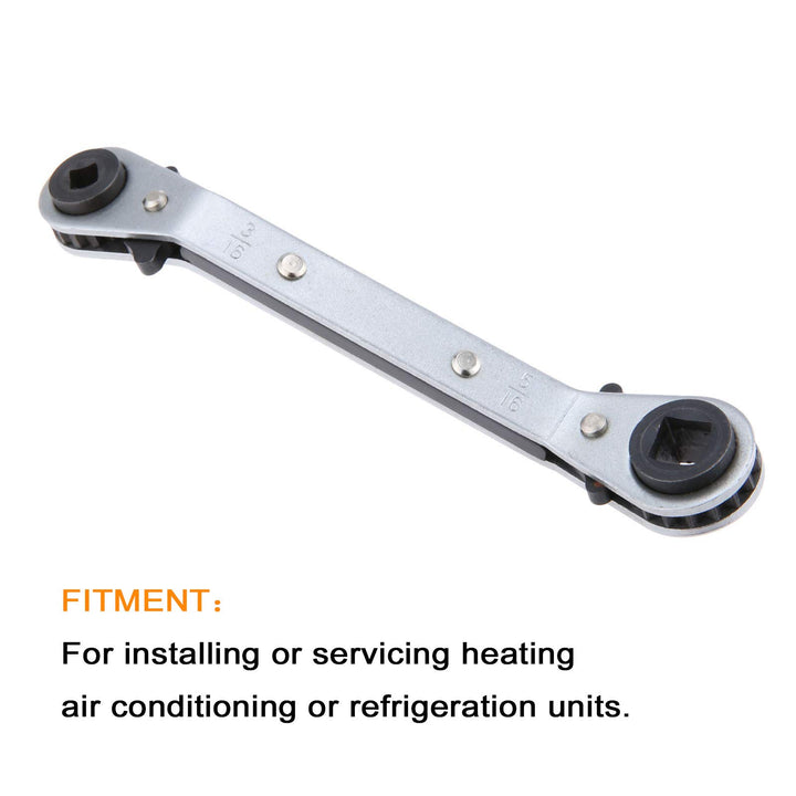 gohantee Refrigeration Ratchet Wrench 4 Different Sizes