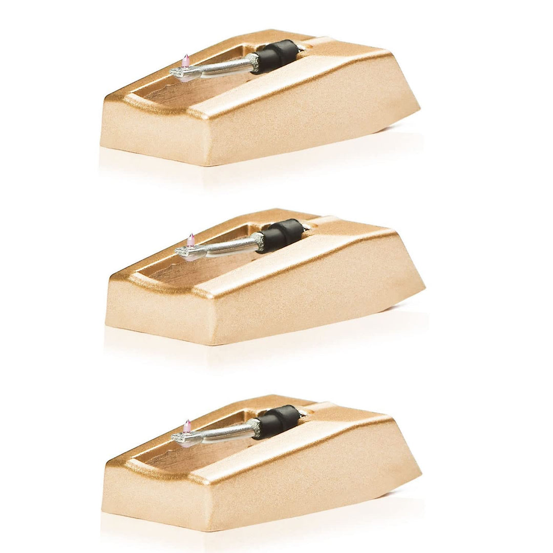3-Pack - Record Player Needle w/Diamond Tip - Treat Your Ears to Superior Sound Quality - Protect Your Timeless Records - 1000 Hour Life Span Saves You Money - Check Compatibility Before Purchasing