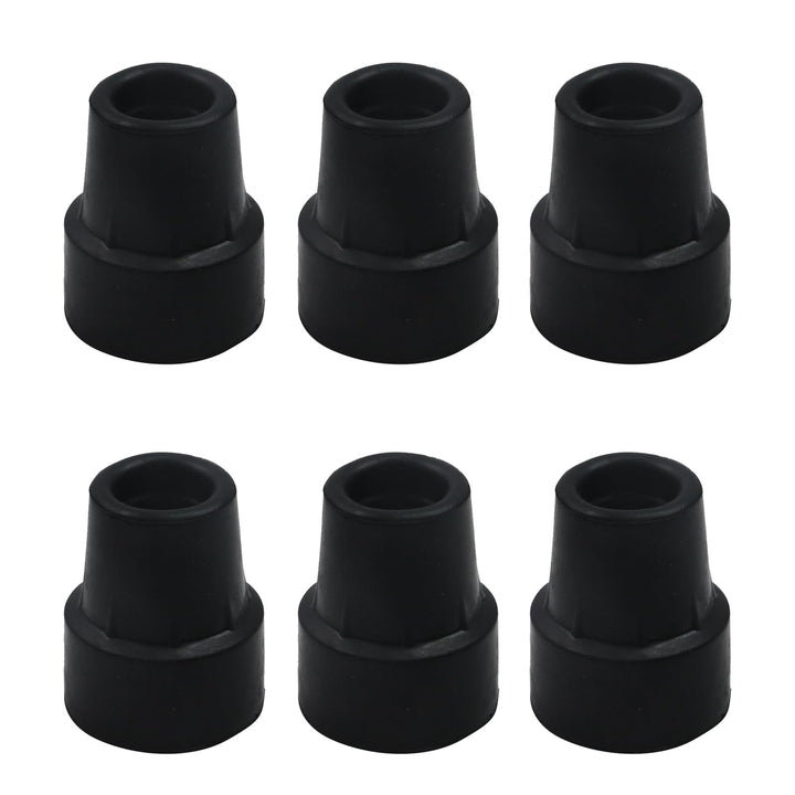 T Tulead Rubber Cane Tips Black Walking Cane End Cap Ti