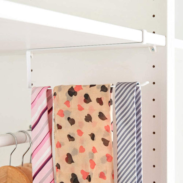 2PC Paper Towel Holder Under Cabinet, Hanging White Pap