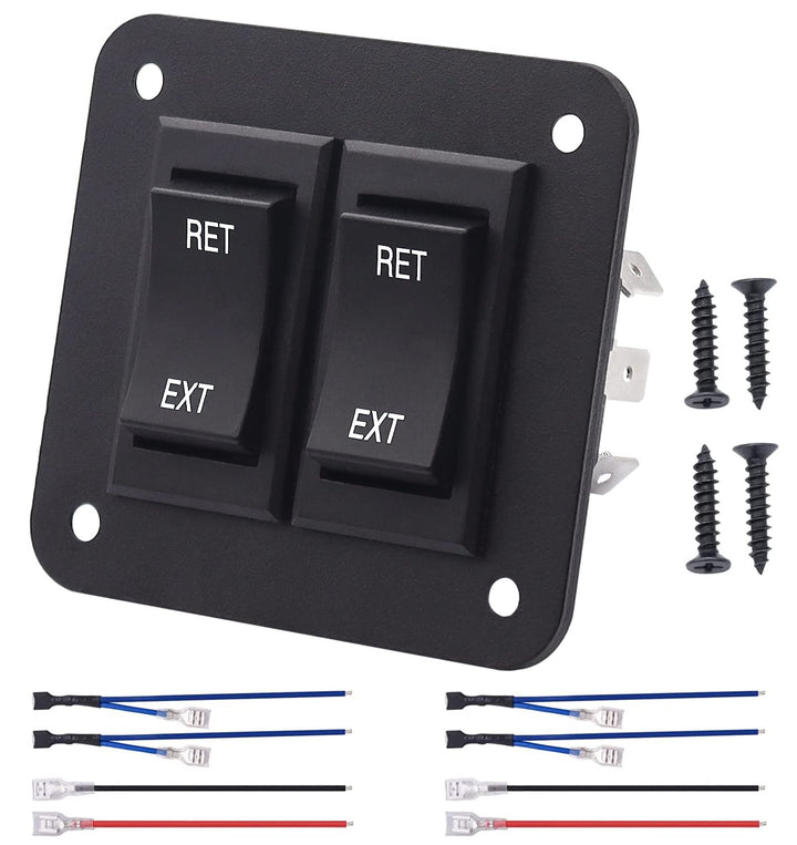 TWTADE 2 Pcs Momentary Polarity Reverse Rocker Toggle S