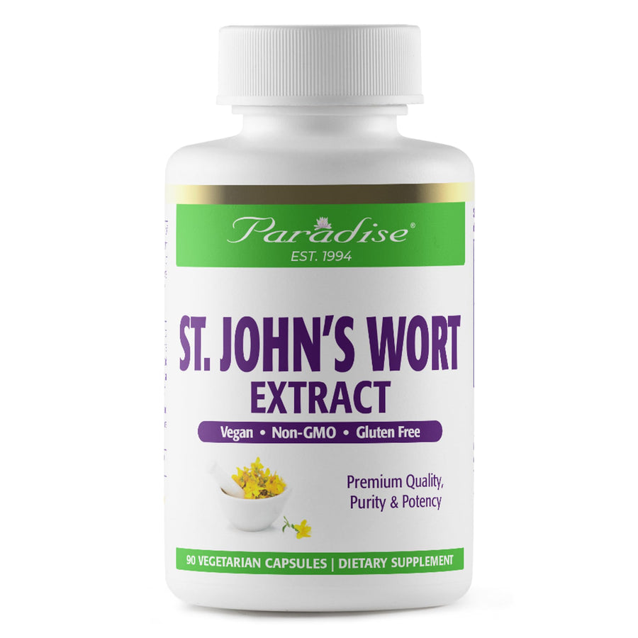Paradise Herbs, St. John's Wort, 90 Veggie Caps