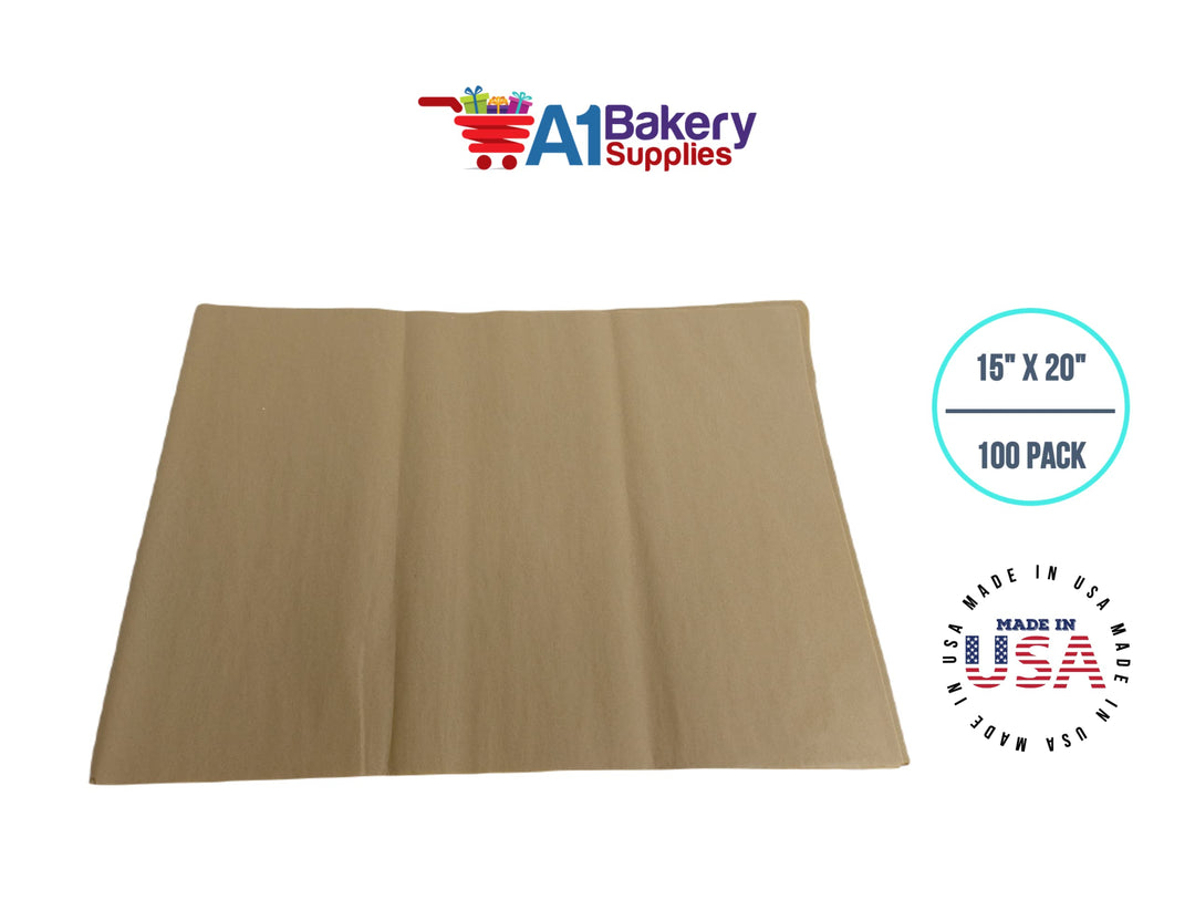 Antique Gold Tissue Paper 15 Inch X 20 Inch - 100 Sheet