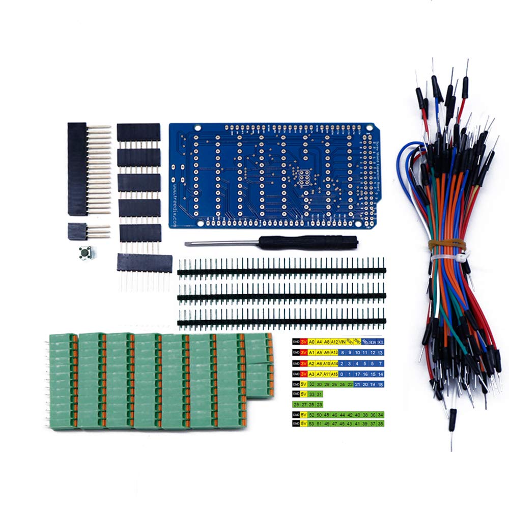 Screw Terminal Block Breakout Board Moduleor Compatible with Arduino MEGA-2560