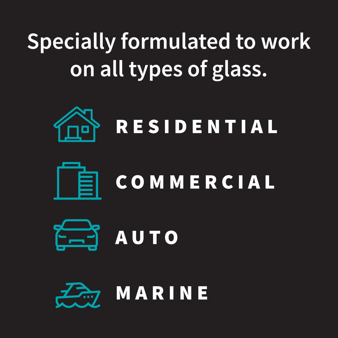 ProClean Hard Water Spot Remover Kit for Water Spots on Glass, Metal &amp; More - Includes Applicator Pad - Water Stain Remover for Glass, Shower Door Cleaner &amp; Car Window