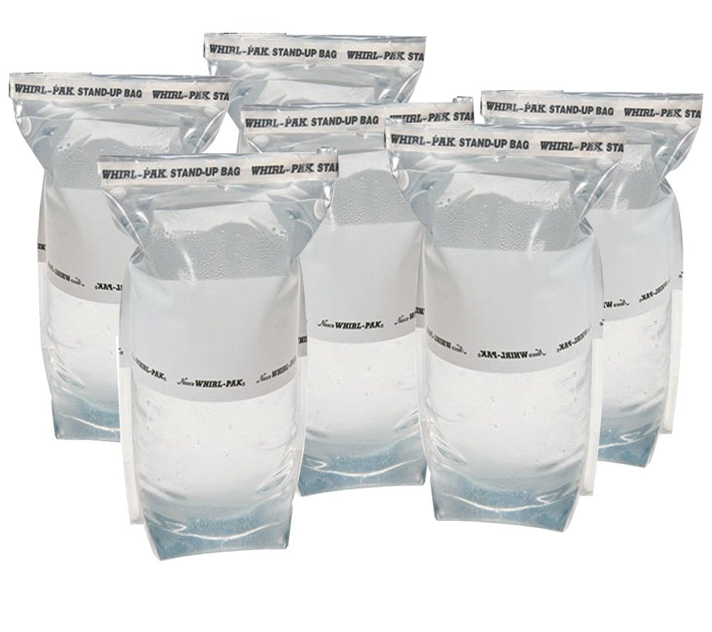 36 Oz. Whirl-Pak Emergency Stand-Up Water Bags - Pack of 6