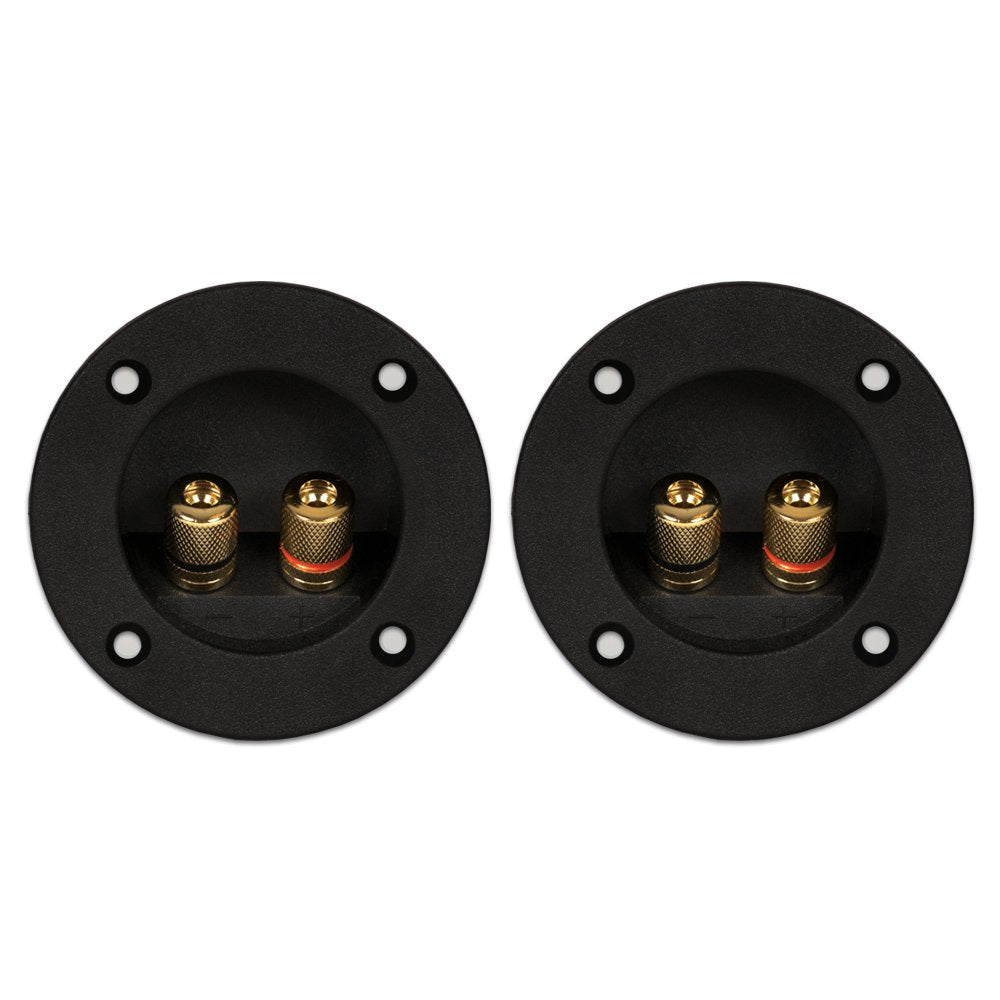 Goldwood Sound Speaker Box Terminal Cups 2 Round Power 