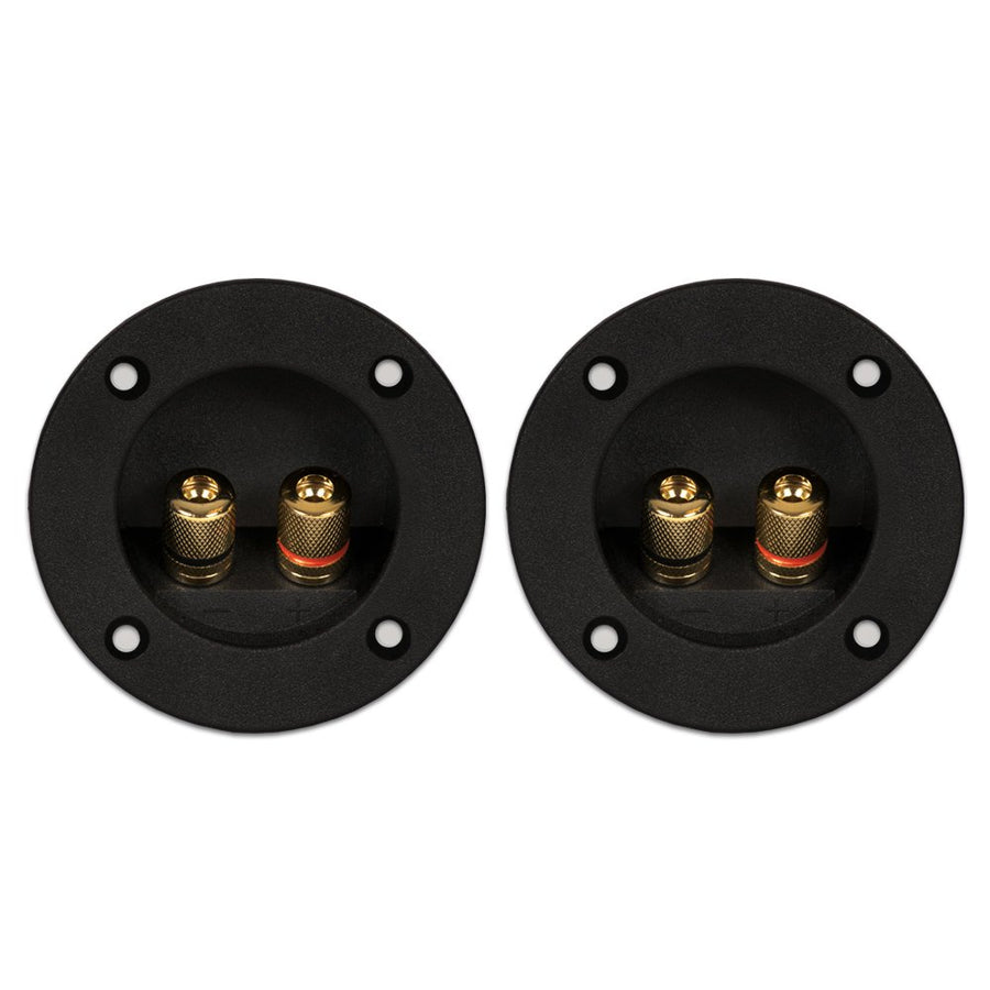 Goldwood Sound Speaker Box Terminal Cups 2 Round Power 