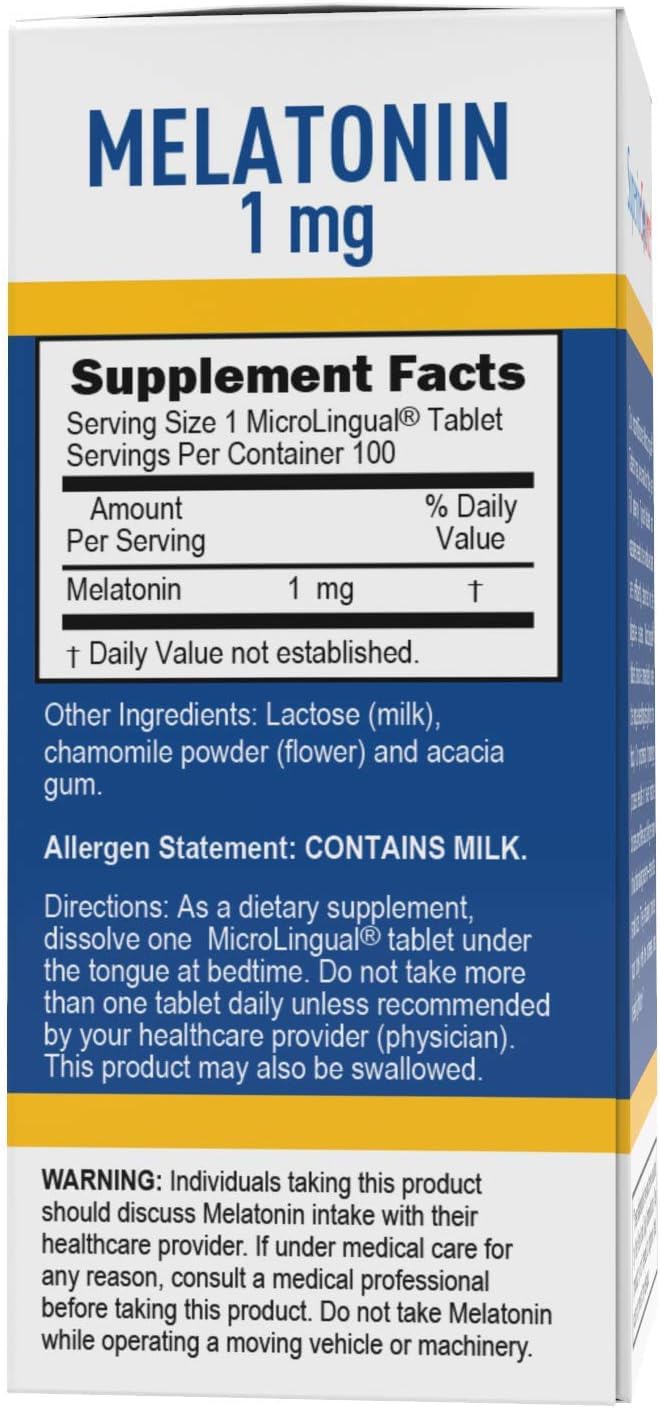 Superior Source Melatonin Multivitamin 1mg 100 Count