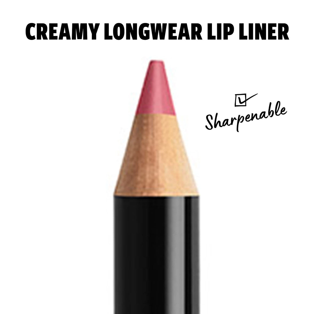 Slim Lip Pencil, Long-Lasting Creamy Lip Liner - Sand Pink