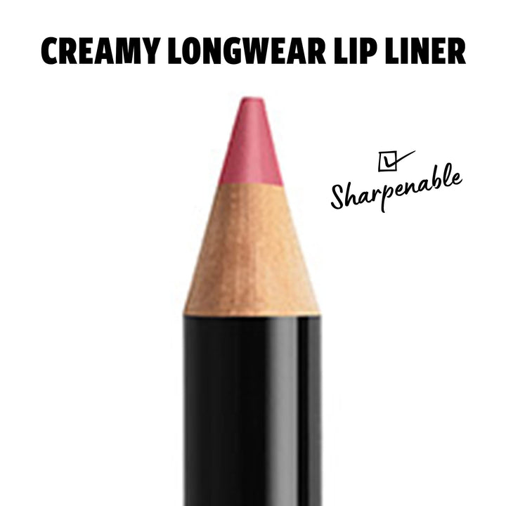 Slim Lip Pencil, Long-Lasting Creamy Lip Liner - Sand Pink