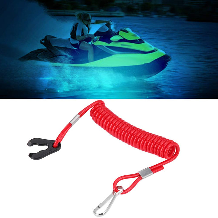 Boat Engine Motor Kill Stop Switch, Outboard Engine Ignition Emergency Kill Stop Switch Key Lanyard Rope Clip (for Yamaha All Series) (Boat Engine Motor Kill Stop Switch)