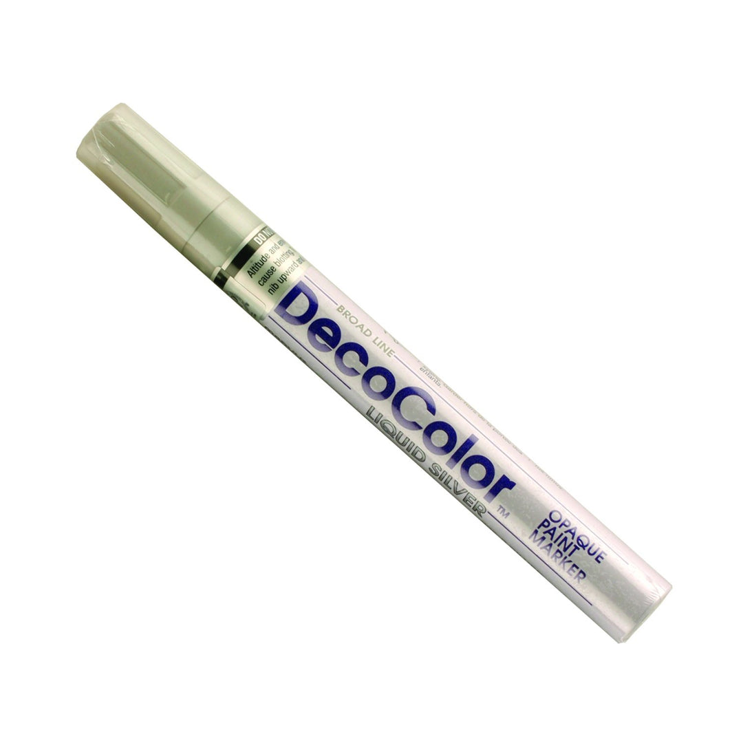 300-C-SLV Marvy Deco Color Broad Point Paint Marker, Silver, 1 Count (Pack of 1)