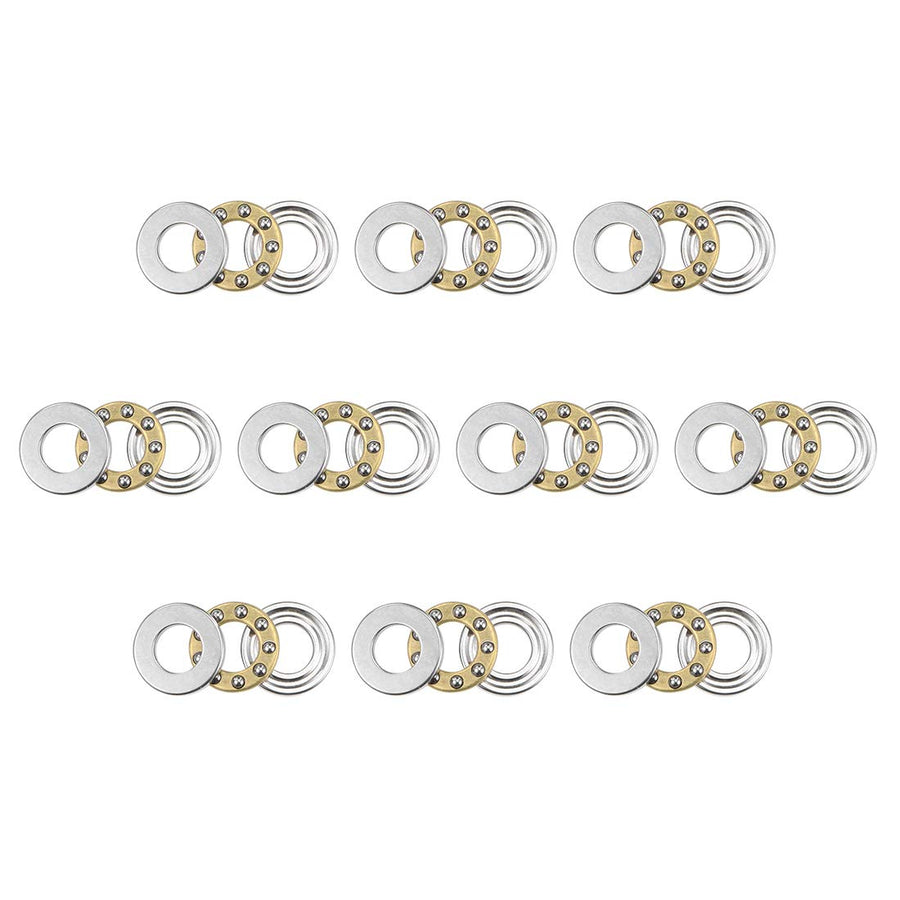 F5-10M Thrust Ball Bearings 5mm x 10mm x 4mm Chrome Steel Single Direction 10pcs