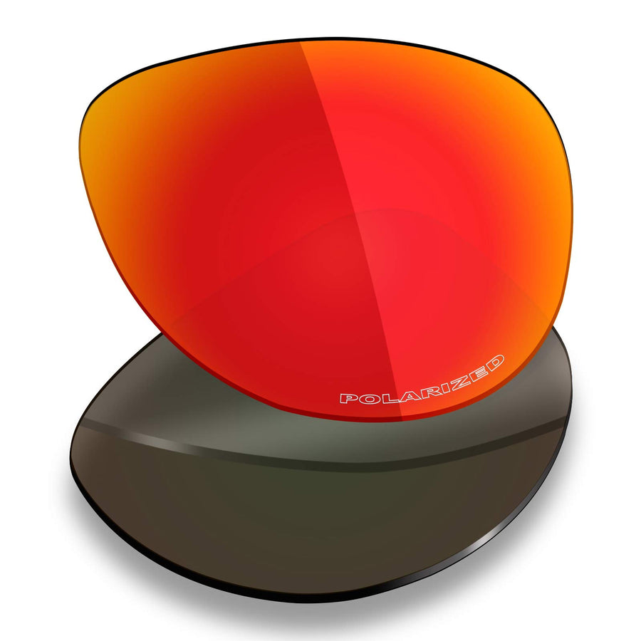 + Polarized Replacement Lenses for Oakley Plaintiff OO4057 - Fire Red