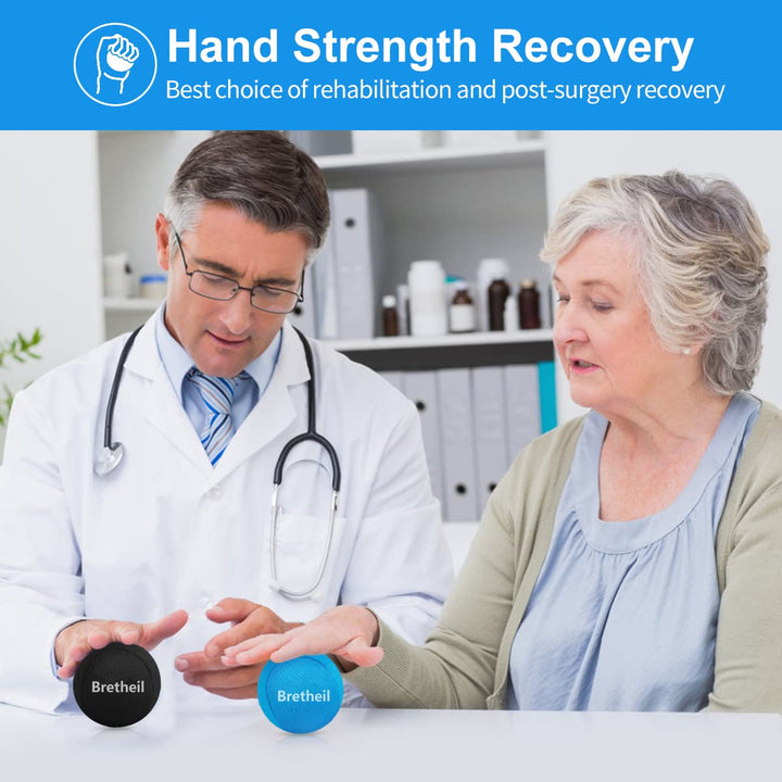 Hand Stress Balls, Stress Balls for Adults, Therapy Squeezing Relief Soft Balls for Anxiety &amp; Hand Strengthening Grip Exercise &amp; Physical Rehabilitation, Great for Adults (3 Density Reliever)