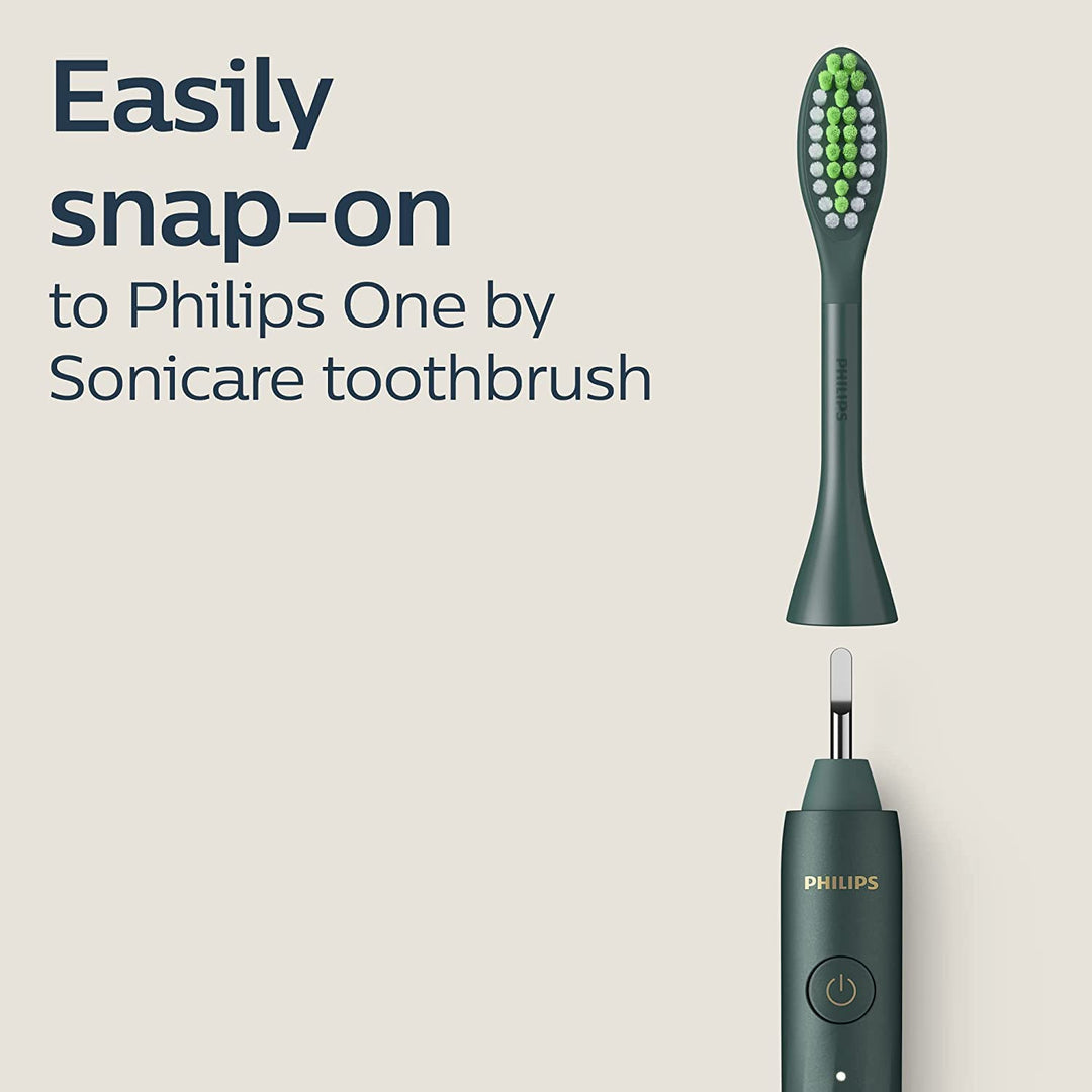 Philips One by Sonicare, 2 Brush Heads, Sage Green, BH1