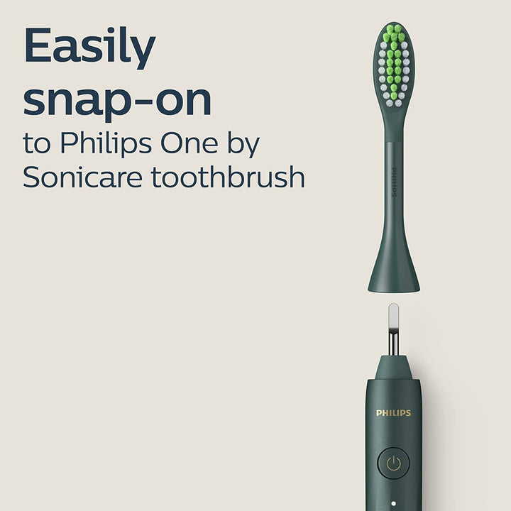 Philips One by Sonicare, 2 Brush Heads, Sage Green, BH1