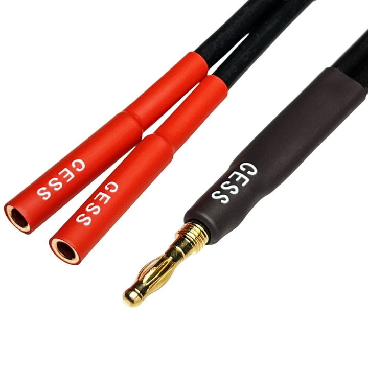 CESS-142x4 Banana Plug Splitter 2-in 1-Out (4-Pack)