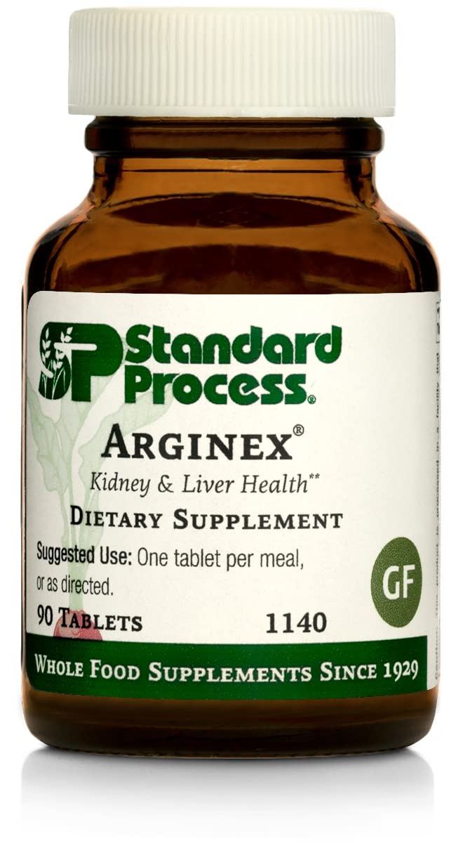 Arginex - Whole Food Formula for Body Cleanse Organs - Liver Support and Kidney Health Supplement with Vitamin A, Oat Flour, Buckwheat and Ascorbic Acid - 90 Tablets