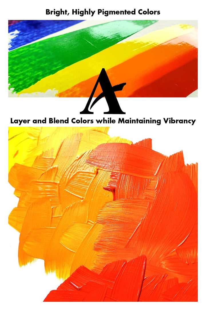 Academy Acrylic Paint, Gloss, 90ml/3 oz Metal Tube, Mars Black Hue