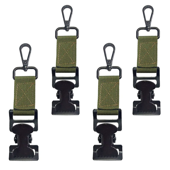 Glove Clip for Work Glove Holder Clip Grabber Rescue Firefighter Turnout Gear Glove Strap with Alligator Clip Utility Clip 4 Pieces