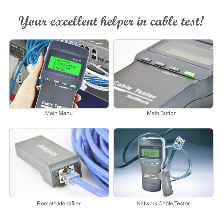 Noyafa SC8108 Network Cable Tester LAN Phone Wire Meter