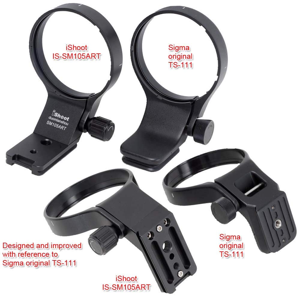 iShoot 82mm Metal Tripod Mount Ring Lens Collar Compati
