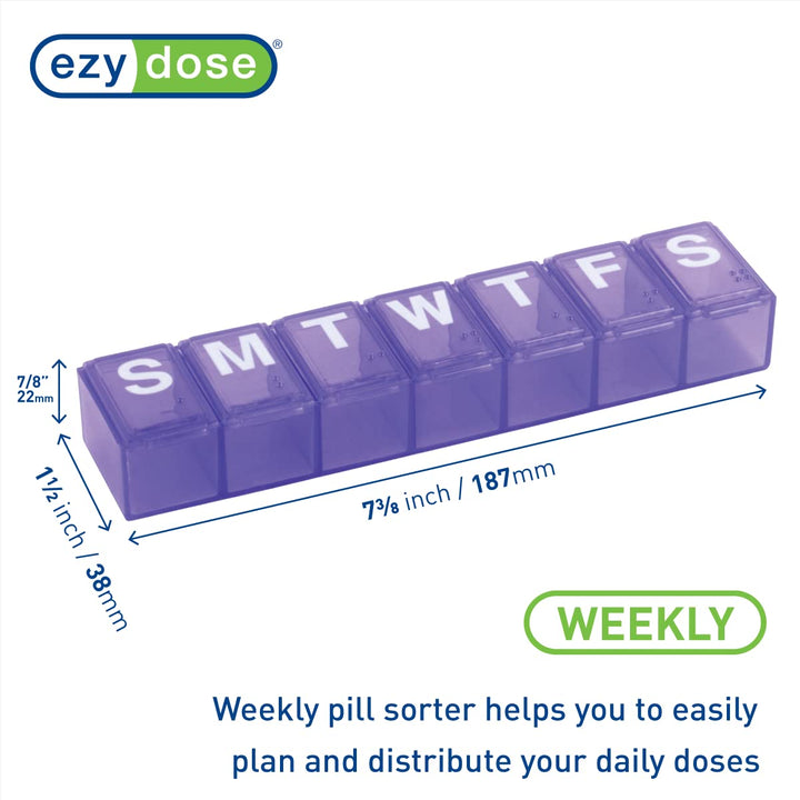 Apothecary Products 7-Day Classic Pill Reminder X-Large 0.099 Pound