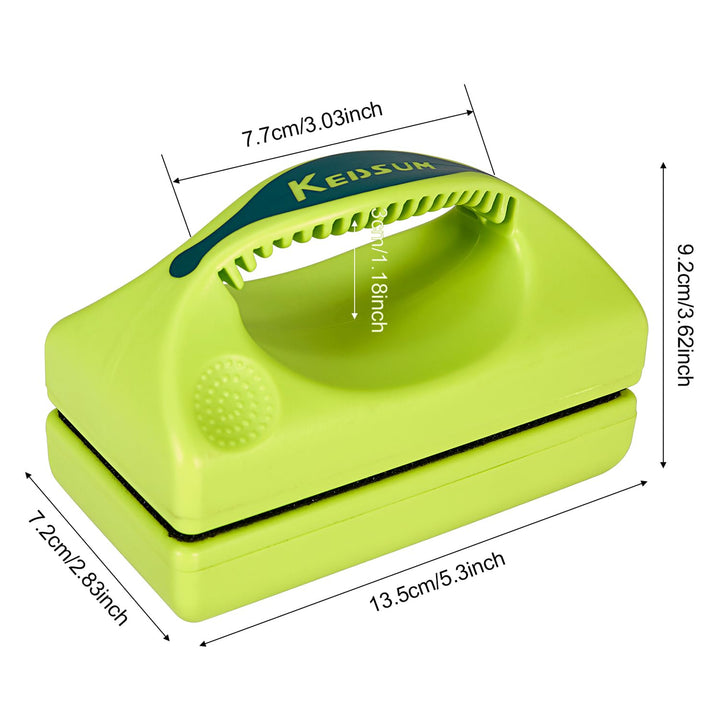 Magnetic Aquarium Fish Tank Cleaner, Fish Tank Glass Cleaner, Floating Clean Brush with Handle Design (XL)