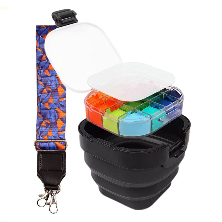 Paint Palette 16 Wells, Portable Paint Pallet for Acryl