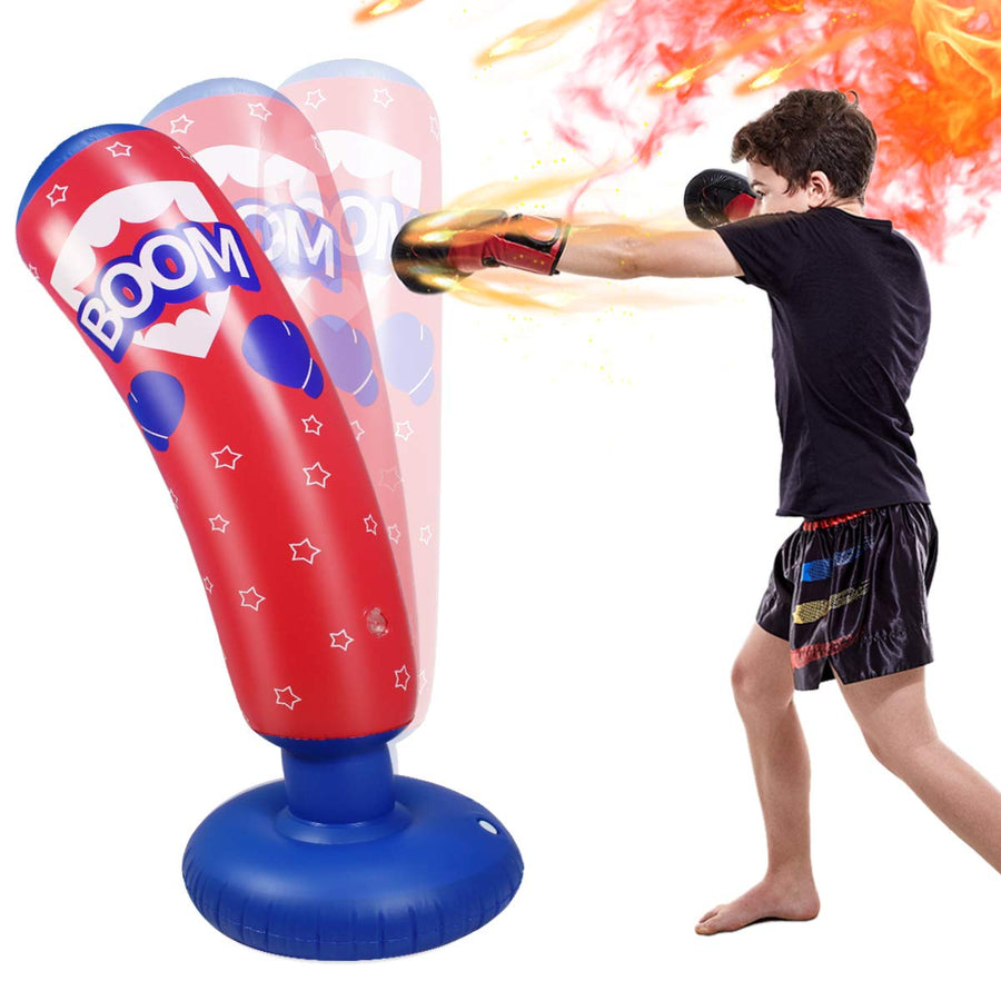 SUNSHINEMALL Inflatable Kids Punching Bag,Free Standing
