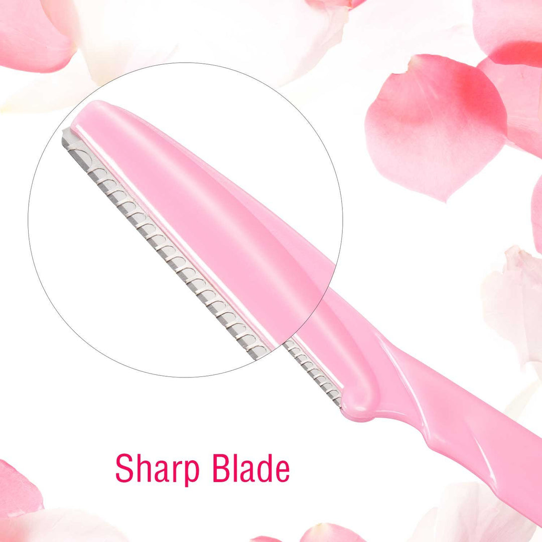 36 Pieces Eyebrow Razor Trimmer Shaper Shaver for Men and Women Facial Razor with Precision Cover